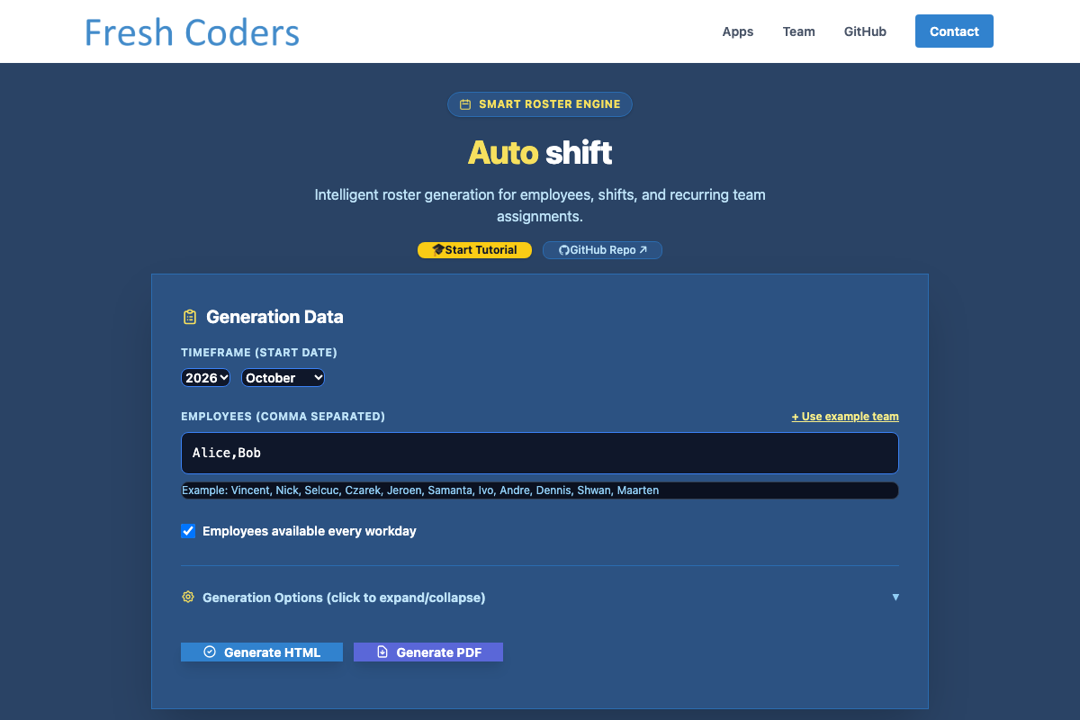 Autoshift Preview